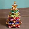 Yousheng Gingerbread House Christmas Decoration Resin Gingerbread Christmas Tree Hanging Ornaments for Tree Holiday Party Home Decor