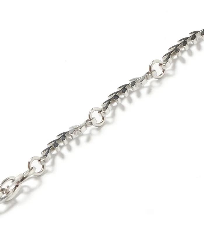 Surgical Leaf Chain Bracelet (PLT-BR-007_SV)