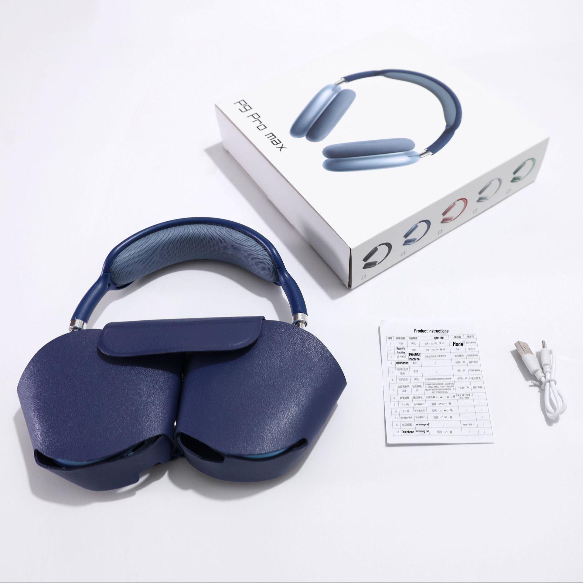 

P9Promax Wireless Over-Ear Headphones with Heavy Bass, Microphone, and Long Battery Life