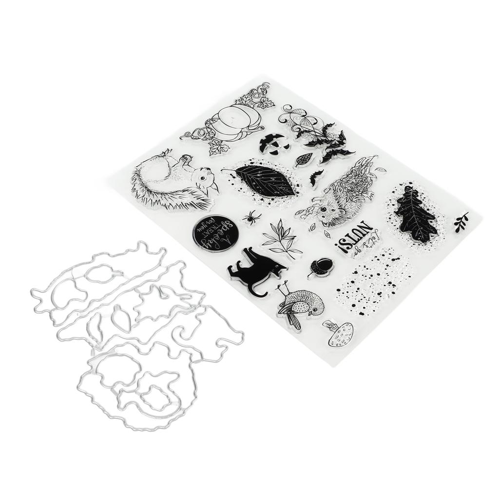 Clear Stamp Animals Plants Theme Safe Skin Friendly Reusable  Easy  Transparent Stamp wi