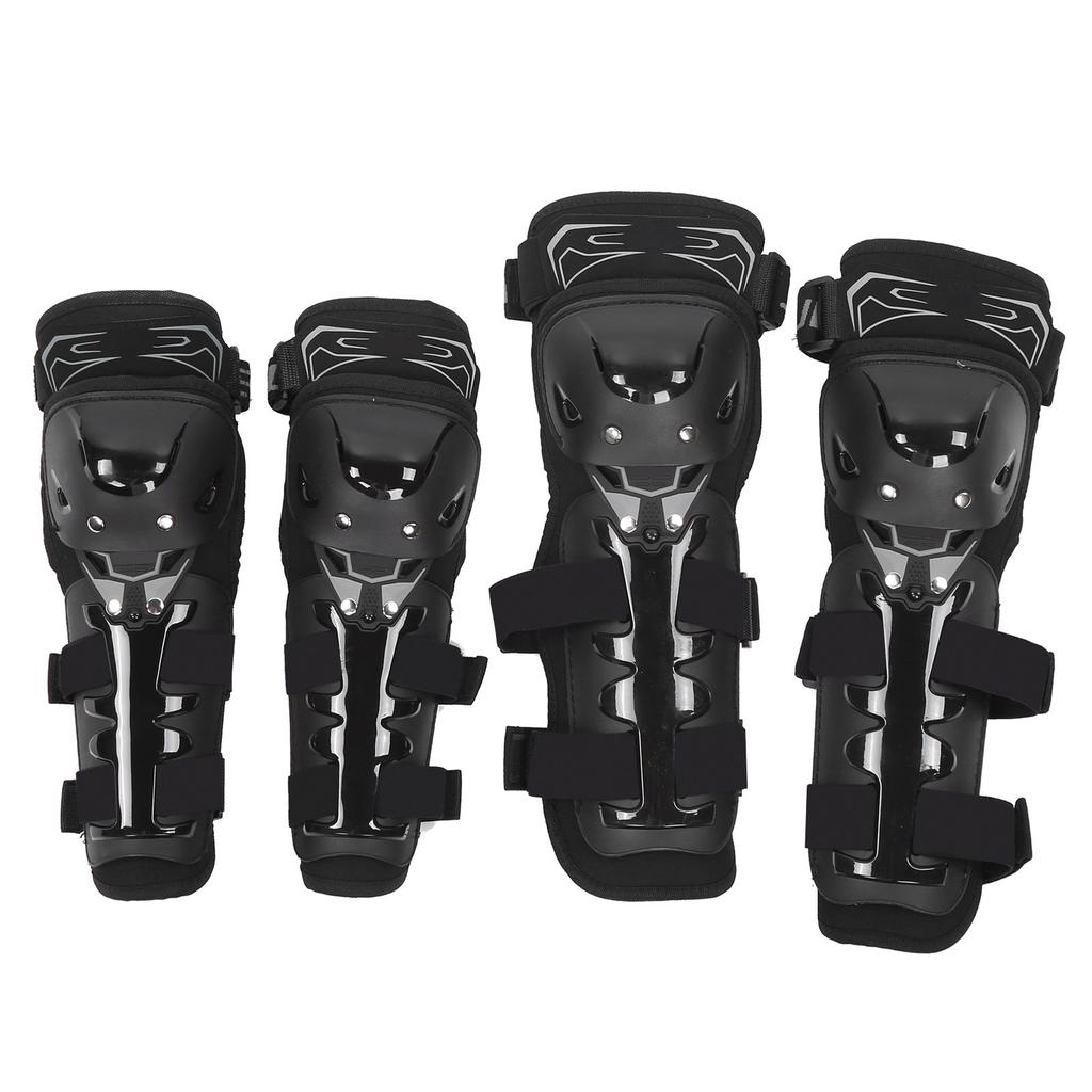 4Pcs Reflective Motorcycle Knee Elbow Guard Kit AntiFall Keep Warm Protective Pads