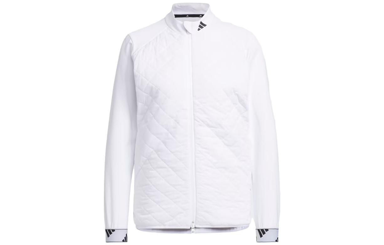 Adidas Jackets Women s White Stand Collar Moderate Other HY0857 XS