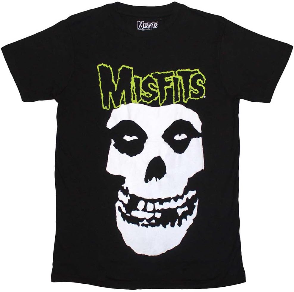 

Rock Off officially licensed products Men s Misfits Skull & Logo T-Shirt Black 5XL різнокольоровий