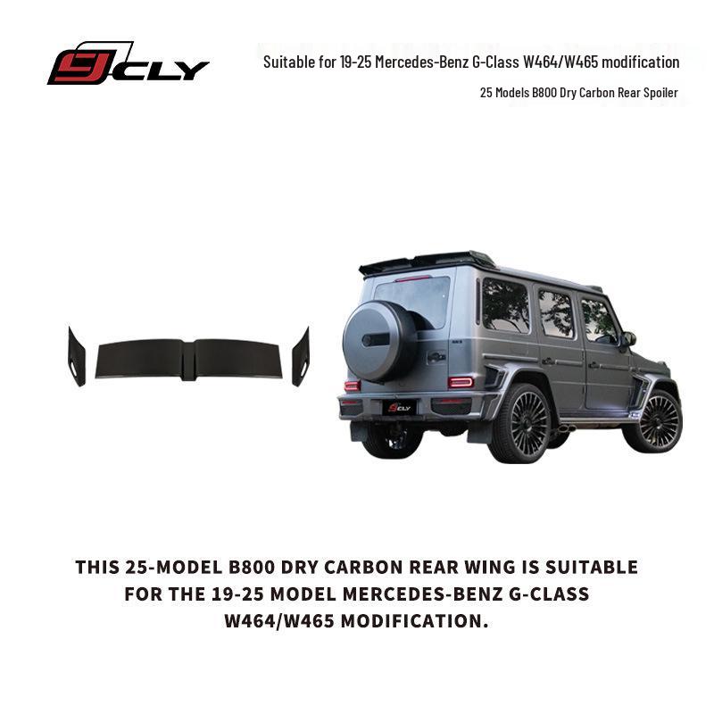 Dry Carbon Rear Spoiler for 19-25 Mercedes-Benz G-Class W464/W465