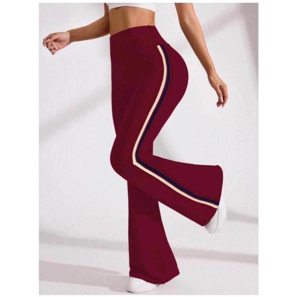 Casual Micro Flared Yoga Pants with High Waist Elasticity, Pilates Exercises, Abdominal Compression, Leg Shaping, and Quick Drying Flared Pants