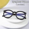 Fashion Large Frame Circular Rice Nail Eyeglass Frame Men'S And Women'S Black Thick Framed Retro Artistic Eyeglass Frames