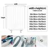 Outdoor Garden Shower Curtain Rose Flower Fence Spring Garden Nature Landscape Bathroom Shower Partition Decorative Curtain