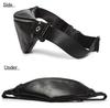 Waist Waist Shoulder Simple Black [MaRowsm] Artisan-made Pouch, Bag, Bag, Design, Unisex,