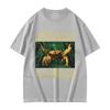 Japanese Evolution Into Crab Funny Pattern Tshirt Fashion Oversized Tshirt Funny Graphic Tees Tops Cotton Fitness Unisex T Shirt