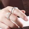Chain Baroque Pearl Jewelry Gifts Adjustable Open Ring Women Rings Korean Style Index Finger Ring