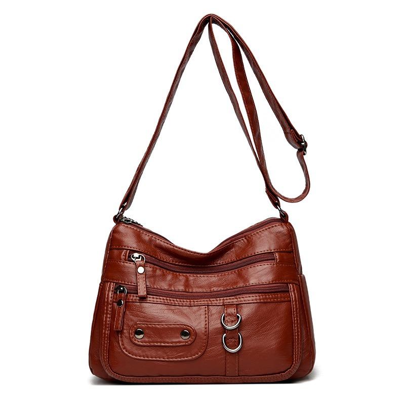 Stilvolle Damenhandtasche Umhängetasche Schultertasche Damen Mittelalterliche Muttertasche Mehrfachtasche Lässige Umhängetasche Damenhandtasche