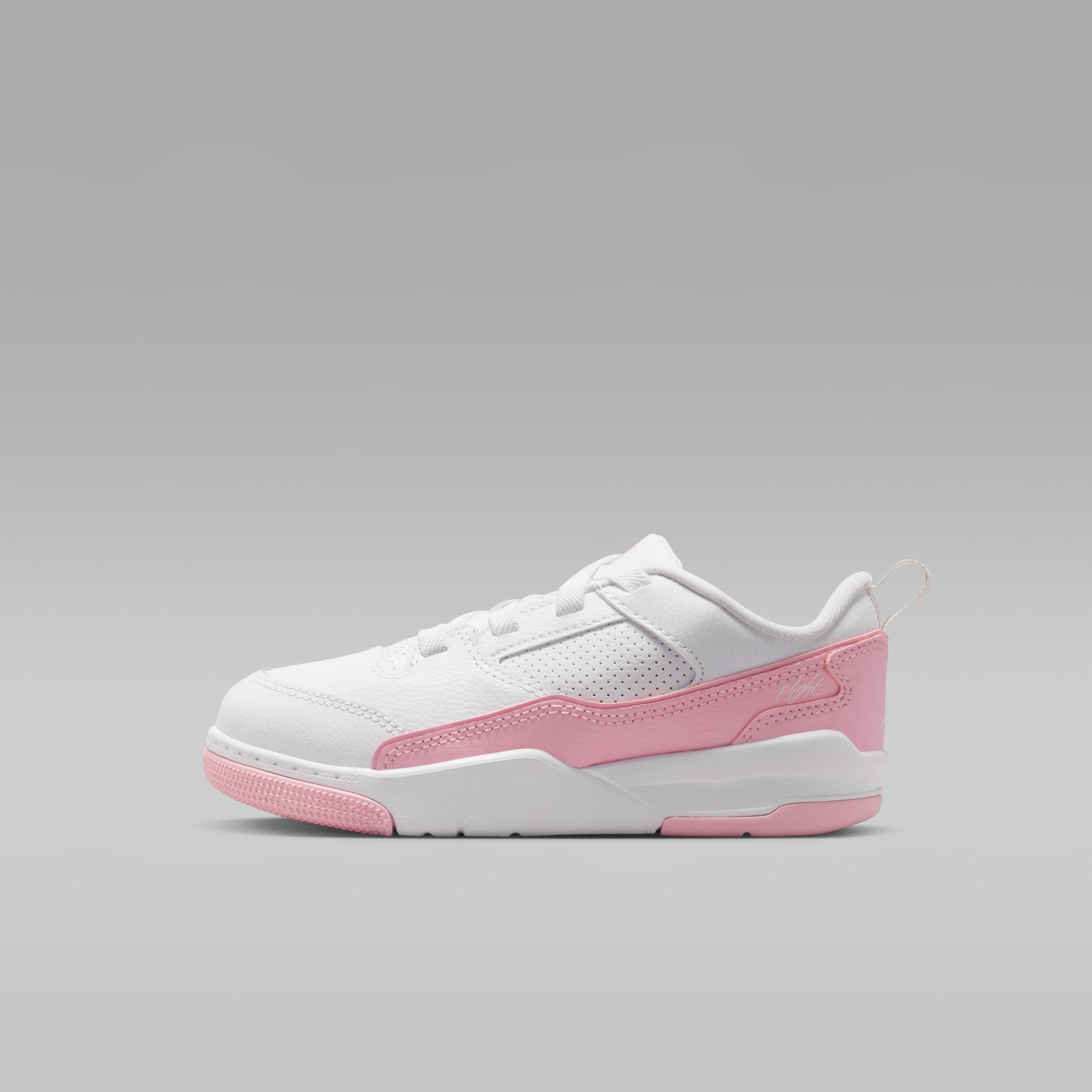 Jordan Flight Court White Medium Soft Pink (PS) 28