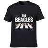 The Beagles Dog Kawaii Couple Cotton T-shirt Hot Sale Cartoon Tee Tops UnisexFashion Short-sleev Casual Graphic Tee