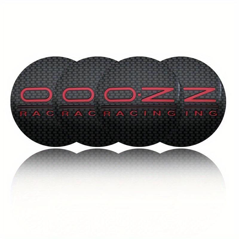 4 szt./zestaw 56 mm Do O.Z OZ Racing Logo Koło Samochodowe Piasta Środkowa Dekielki Osłony Odznaka Emblemat Naklejka Dekoracja Stylizacji Samochodu Naklejki