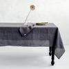 100%Linen Tablecloth, Natural Durable Material Rectangle Dust-Proof Table Cover,for Kitchen Dinning Party Tea Table  Decoration