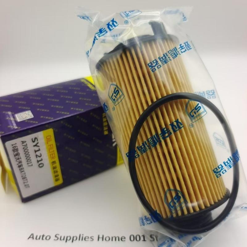 A700000017 Car Oil Filter SY1210 For Borgward BX5 BX6 BX7 TS 2017 2018    Foton Series Models  Car Accessories