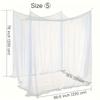 Sexy Mosquito Nets Palace Four Door King/Queen Double Size Home Single Beds Prevent Insect Outdoor Square Grace White Canopy Net