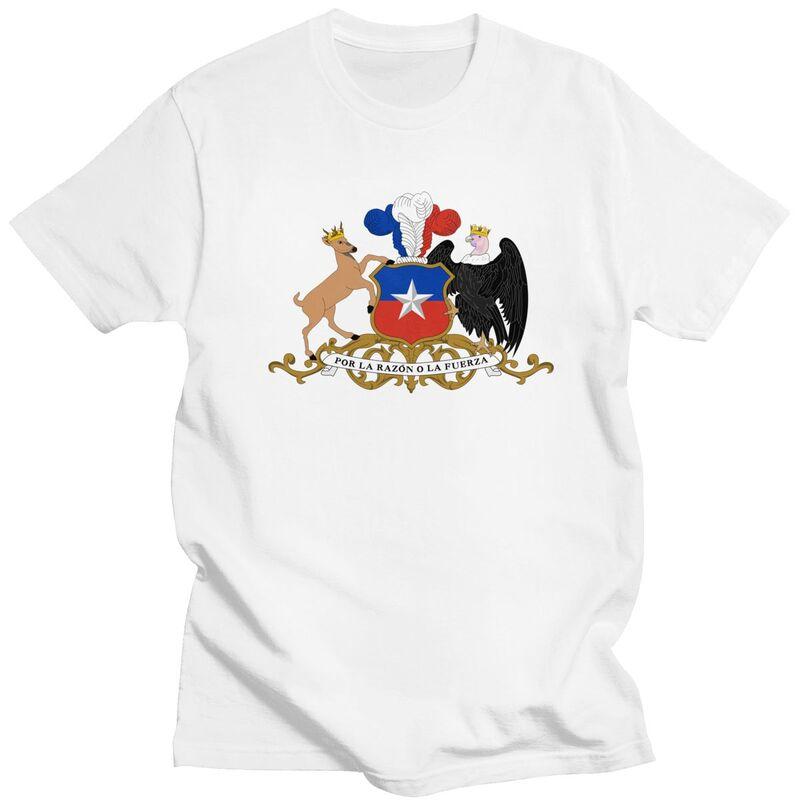 

Custom Coat Of Arms Of Chile T Shirts Men 100% Cotton Tee Tops Chilean Flag Tshirt Short Sleeve T-shirt Clothes - Men s Summe... S разноцветный