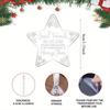 1/2pcs 2D Flat - Boho Style Acrylic Star Ornament - "Good Friends Are Like Stars" Inspirational Quote, Christmas Decorations