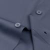 Sumptuously Comfortable Nylon And Spandex Blend Solid Men's Breathable Slightly Stretch Long Sleeve Button Up Business Shirts