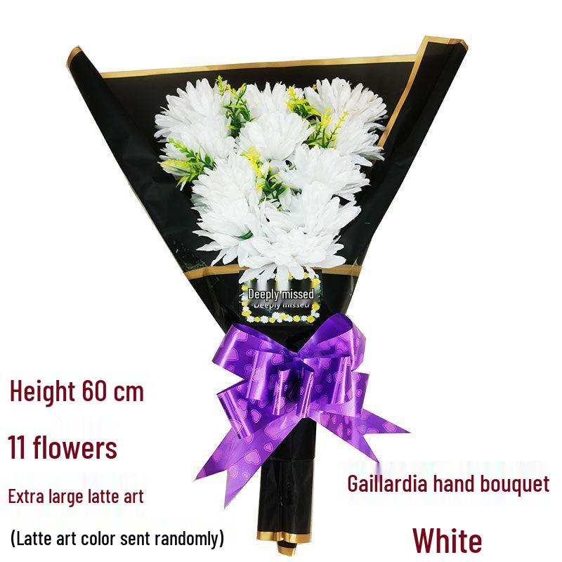 Qingming Chrysanthemenstrauß: Seidenblumen (künstlich) für das Gräberfegen und Friedhofsgedenken