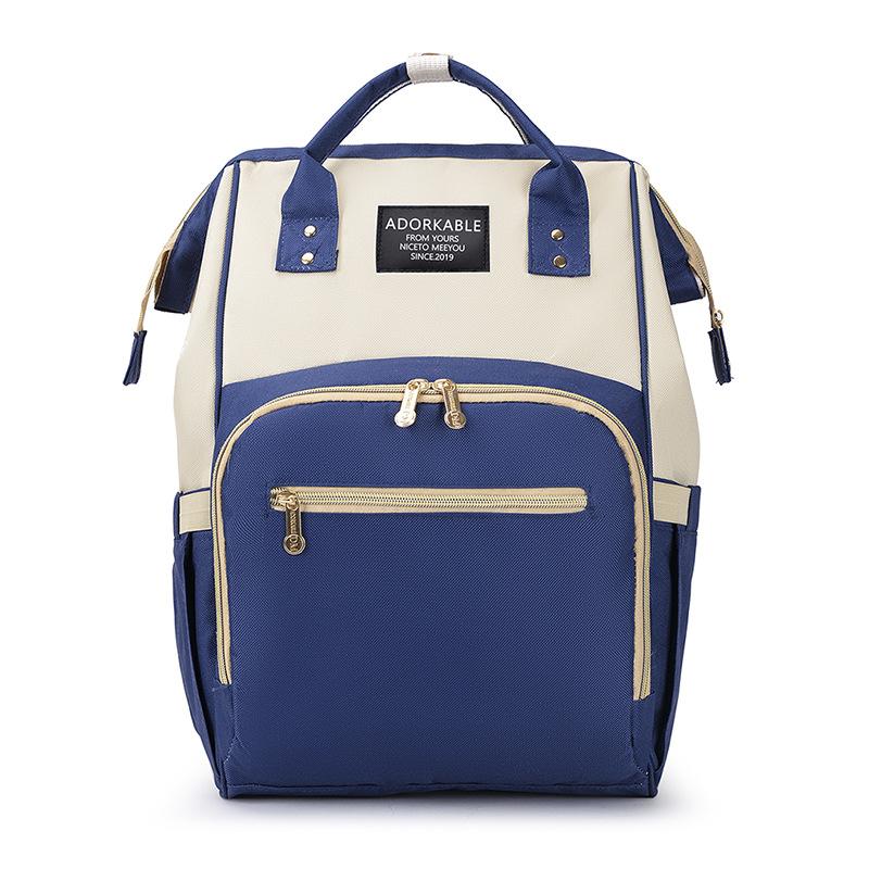 Schoolbag On the New Casual 1011 New Mommy Bag Large Capacity Lightweight Mother and Baby Out Trendy Fashion Mother Bag Backpack