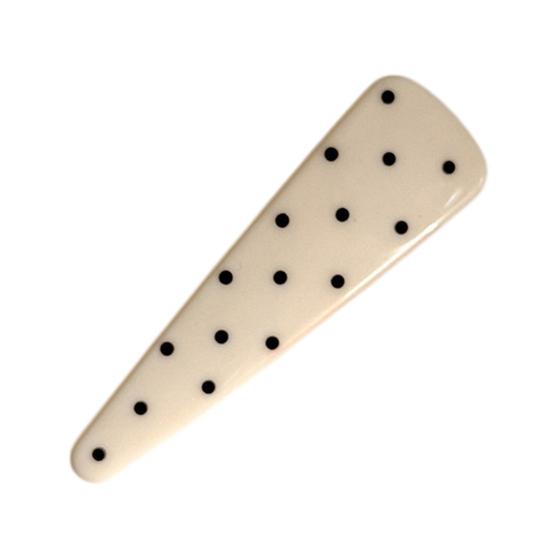 

Girl Hairpin Dot Print Stable Grip No Damage Hair Pin Anti-slip Teeth Side Bang Hair Clip Summer Style Hair Accessories