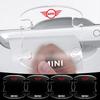 4pcs Transparent Protection Car  Emblem Exterior Door Bowl Sticker For Mini Cooper One JCW Works F54 F55 F56 F57 F60 R50