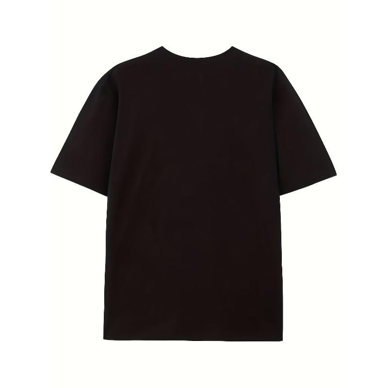 European Size NEW Streetwear Style Men'S T-Shirt Zippy Character And Text Back Print Summer And NEW Wear Gift for Friends And Family Back Print