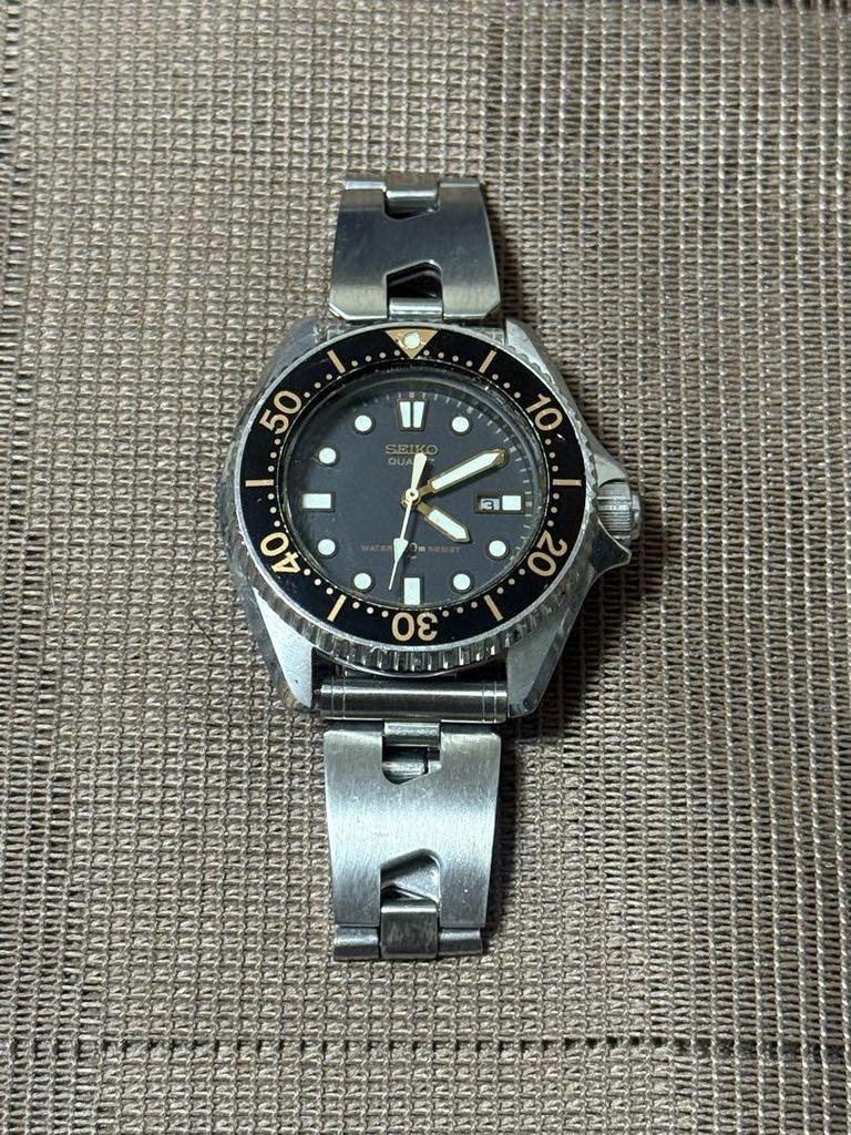 [USED] SEIKO Quartz Watch Black Diver's