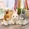 Toy Plush Rabbit Realistic Cartoon Bunny Stuffed Animal Kid Gift Home Decoration