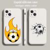 Football Sport Phone Case for iPhone 16 15 14 13 12 Pro Max 11 Pro Max 7 8 Plus XS XR Luxury Silicone Shell Capas Fundas