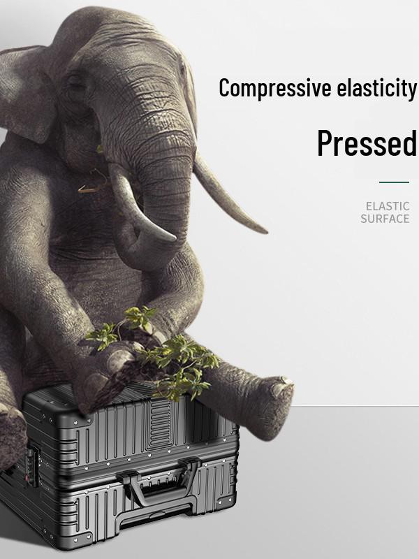 Aluminum Frame Luggage with Universal Wheels: 20", 24", 26" & 28" Carry-On Options for Students & Travelers