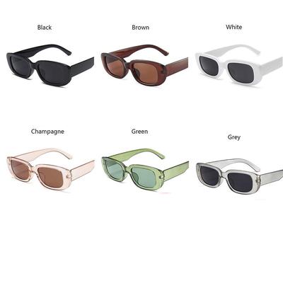 Fashion Classic Vintage Sunglasses Women Retro Rectangle Sun Glasses Female Small Frame Eyewear