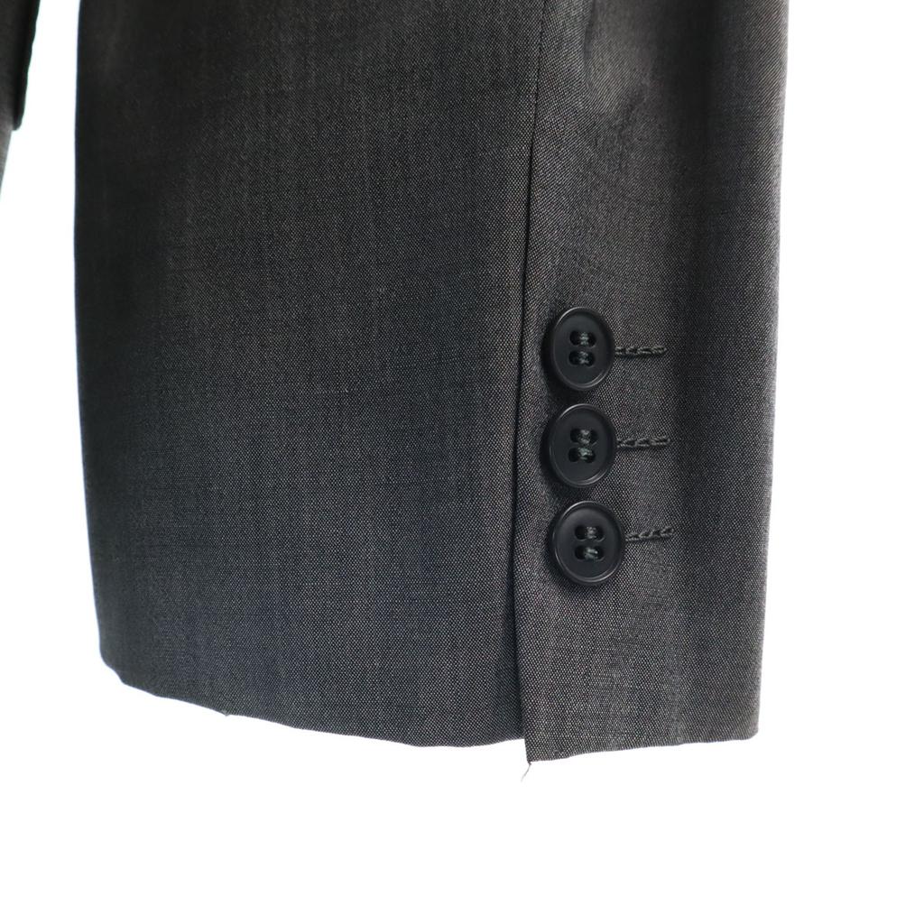 Lanvin 90s Silk Blend Old Suit Setup M48-35 Gray Men's Used