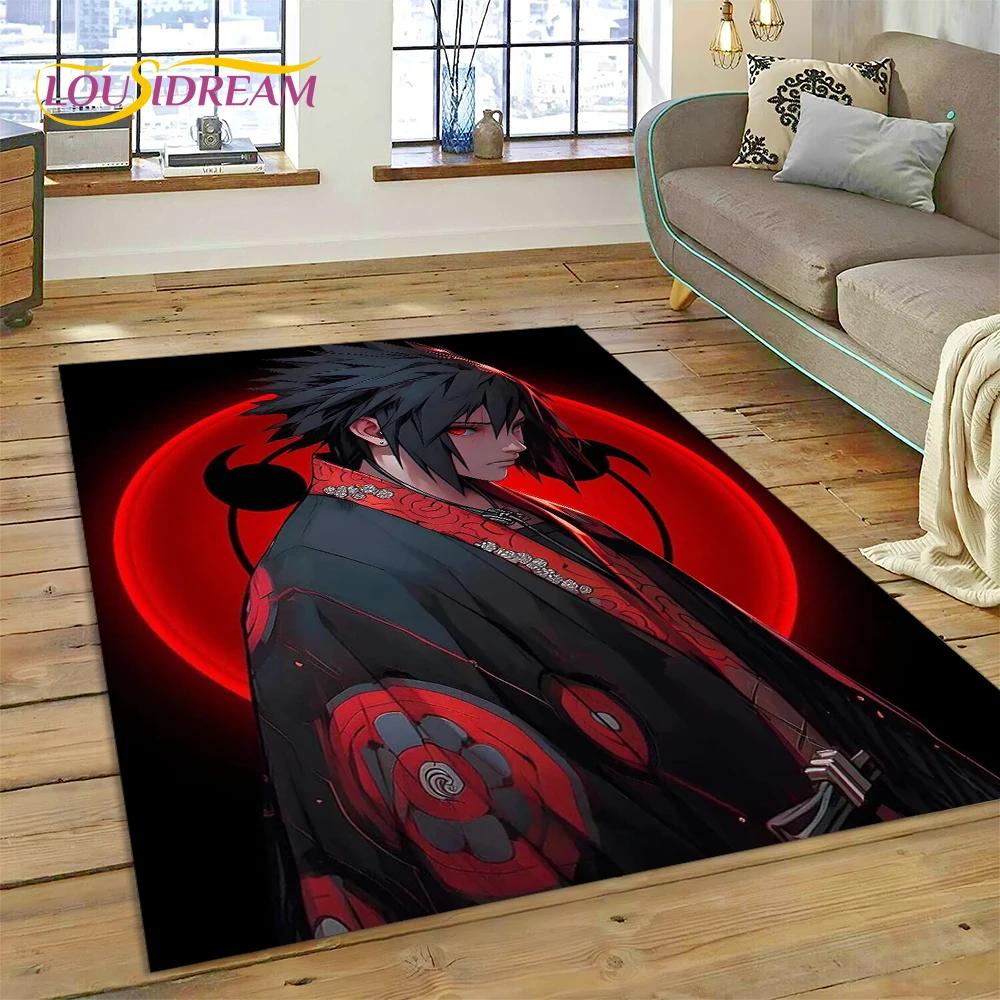 Cartoon 3D I-Itachi Japan Anime  Area Rug,Carpet Rug for Living Room Bedroom Sofa Doormat Decoration, Kids Non-slip Floor Mat