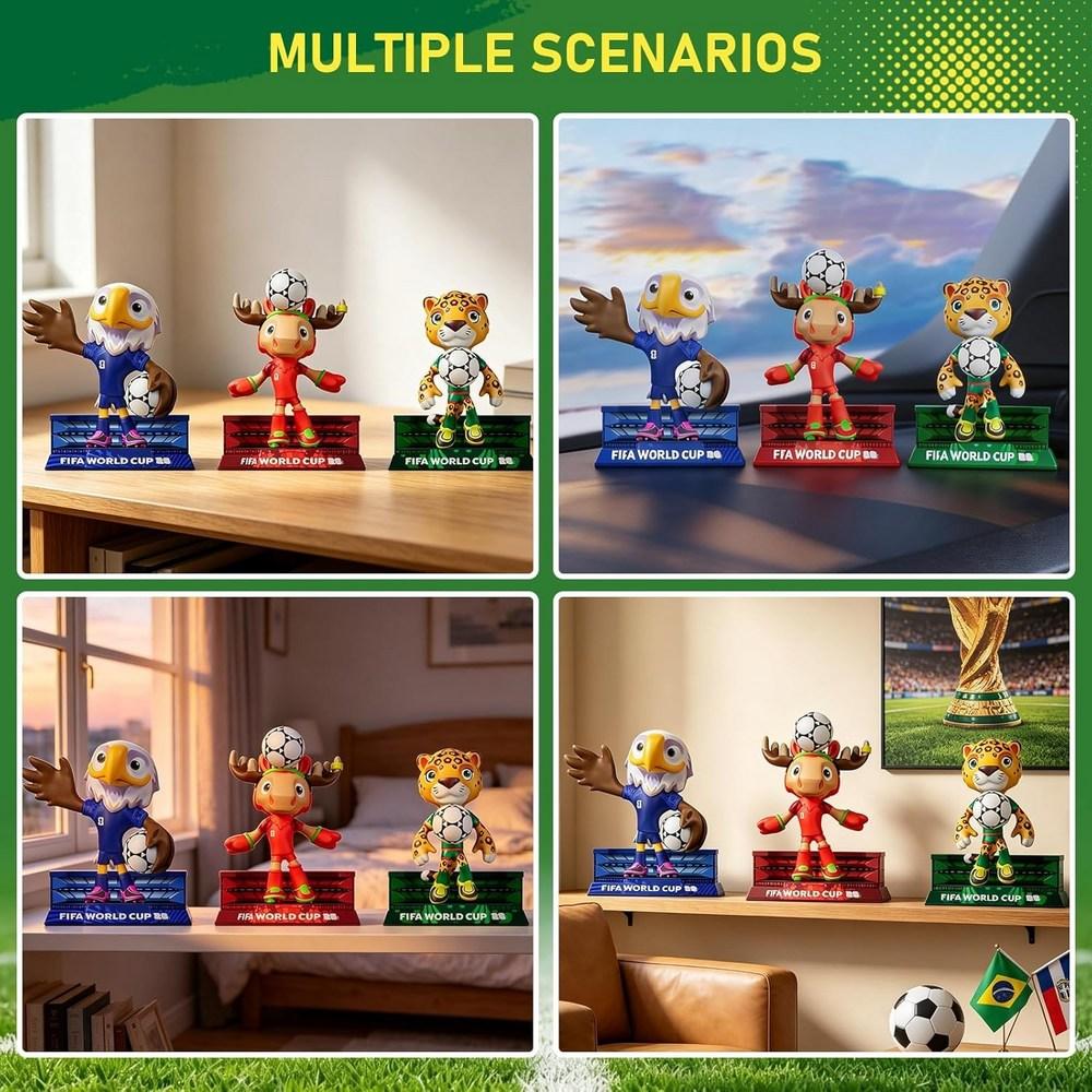Daisuku FIFA 2026 World Cup Mascot Collectible Figure 3-Inch Official Licensed
