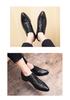 Men's Large Size Pointed Toe Leather Loafers - Hair Stylist Casual British Style