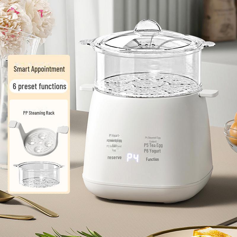 

Компактная автоматическая яйцеварка с таймером и автоматическим отключением Egg steamer