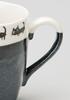 Soho Kiln Mug, Black Cat, Black, 8.4×9cm (350cc), 759-07-673