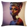 Decor Home Moda Afro Negru Femei Fete Canapea Fete de Perna Dormitor Sufragerie Huse de Perna