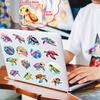 100 Divine Turtle Cartoon Turtle Stickers TEMU Blue Sea Divine Turtle Ocean Small Turtle Graffiti Stickers