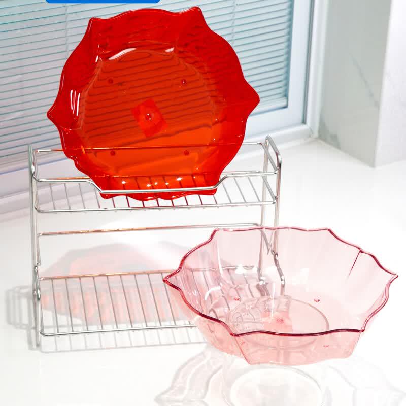 Disposable PET Fruit Plate (20-Pack)
