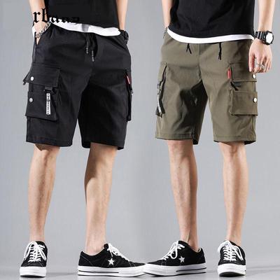 2021 Sommer Herren Japanische Arbeitskleidung & Koreanische Mode Lockere Lässige Shorts