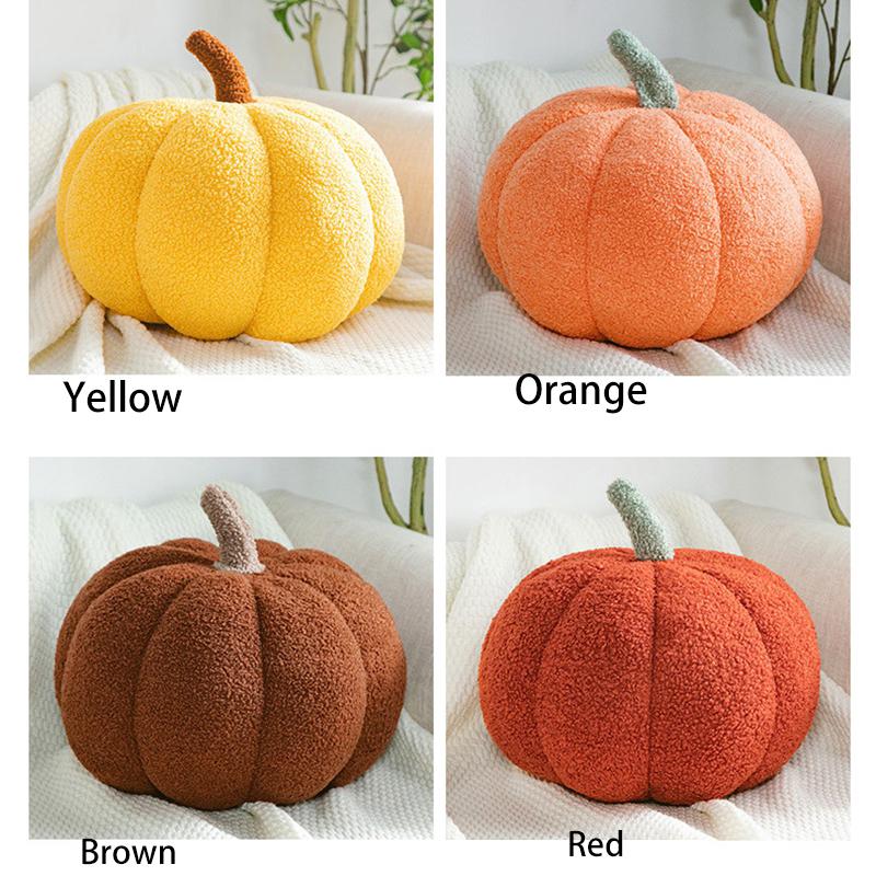 28-35CM New Pumpkin Pillow Promotion Ins Creative Special-shaped Sofa Cushion Halloween Decoration Cute Children Plush Toys