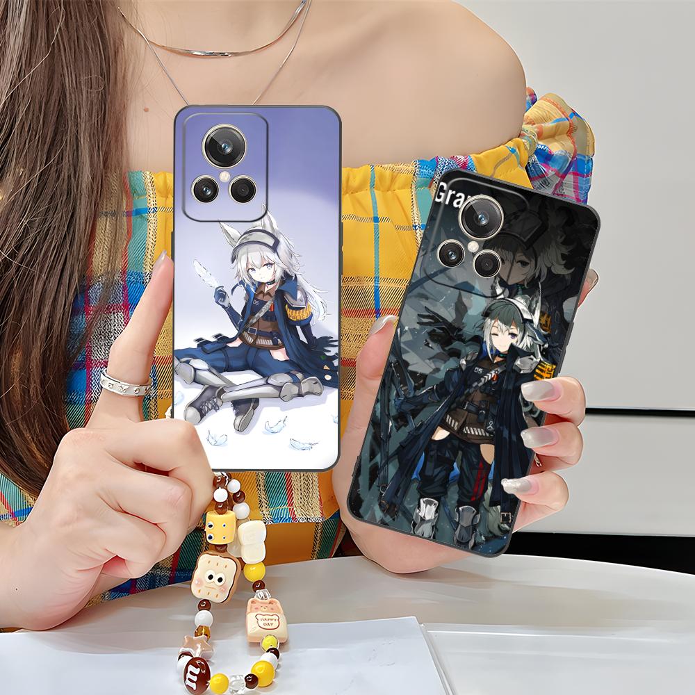 Arknights Grani Matte TPU Mobile Phone Case for Realme GT 8 Neo Pro C75 73 71 C67 65 C55 53 C35 31 C20 15 Colorful Cover
