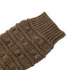 Autumn/Winter Jacquard Wool Wrist Guards Half-Finger Gloves for Men & Women
