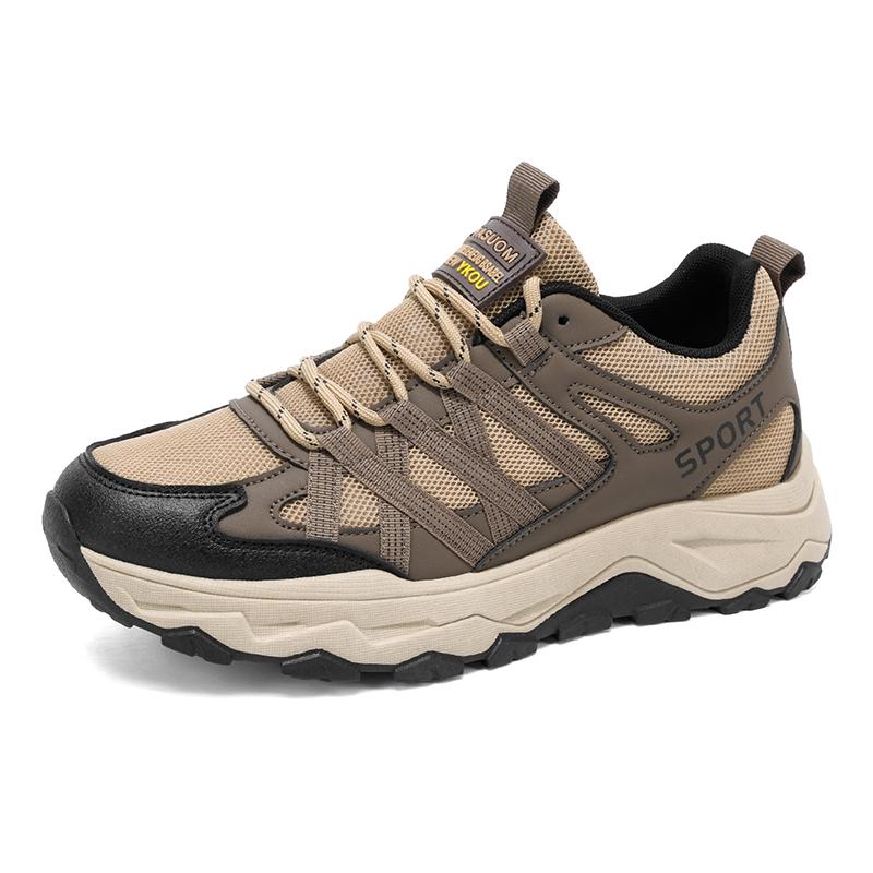 Nouvelle Arrivée Chaussures de Randonnée Homme Respirantes à Lacets Trekking Mâle Amorti Outdoor Escalade Tourisme Baskets pour Homme