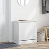 VidaXL Armoire à chaussures blanc 60x34x63,5 cm bois d'ingénierie 839938