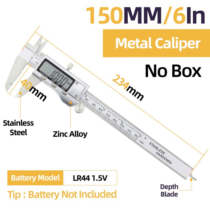 Vernier Caliper With Meter Dial Calipers Metal gauge Micrometer Ruler Metal Caliper Stainless Steel Gauge Depth Measuring Tools